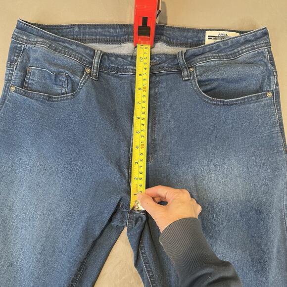 Buffalo David Bitton Jeans Men's 36X32 Axel Slim Straight Medium Wash Stretch - Picture 7 of 9